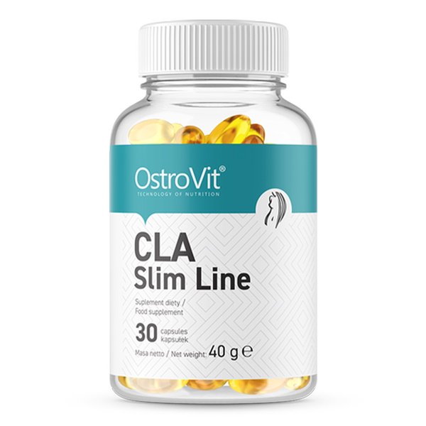 Жиросжигатель OstroVit CLA Slim Line, 30 капсул ,  ml, OstroVit. Quemador de grasa. Weight Loss Fat burning 