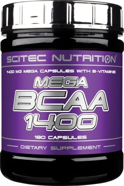 SN Mega BCAA 1400 180 caps,  мл, Scitec Nutrition. BCAA