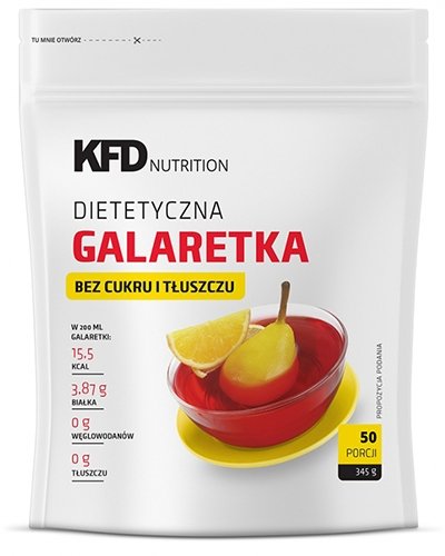 Dietetyczna Galaretka, 345 g, KFD Nutrition. Sustitución de comidas. 