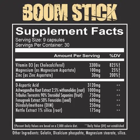 RedCon1  BOOM STICK 270 шт. / 30 servings,  мл, RedCon1. Бустер тестостерона