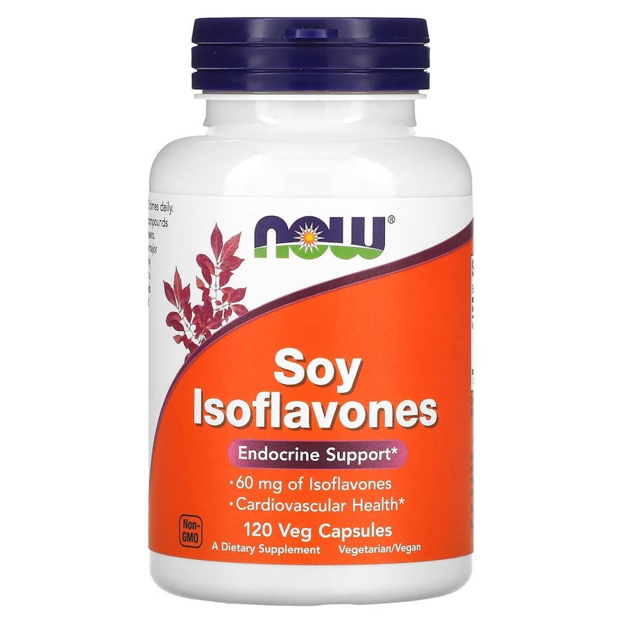 Now Натуральная добавка NOW Soy Isoflavones 150 mg, 120 вегакапсул, , 