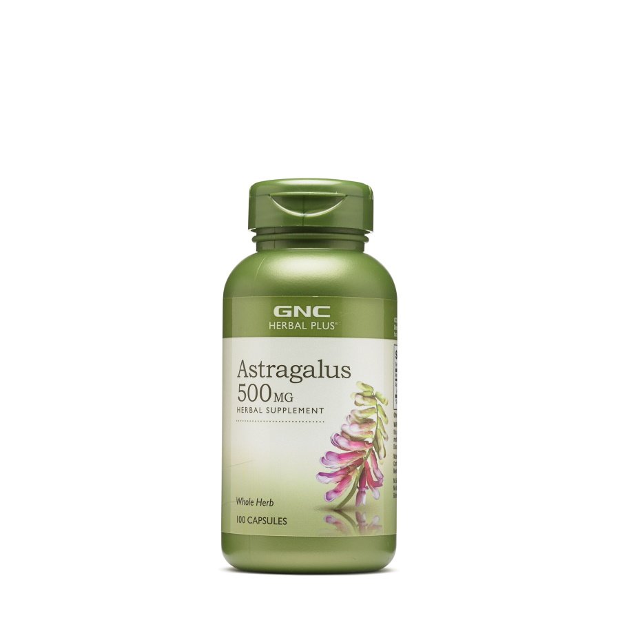Натуральная добавка GNC Herbal Plus Astragalus 500 mg, 100 капсул,  мл, GNC. Hатуральные продукты. Поддержание здоровья 