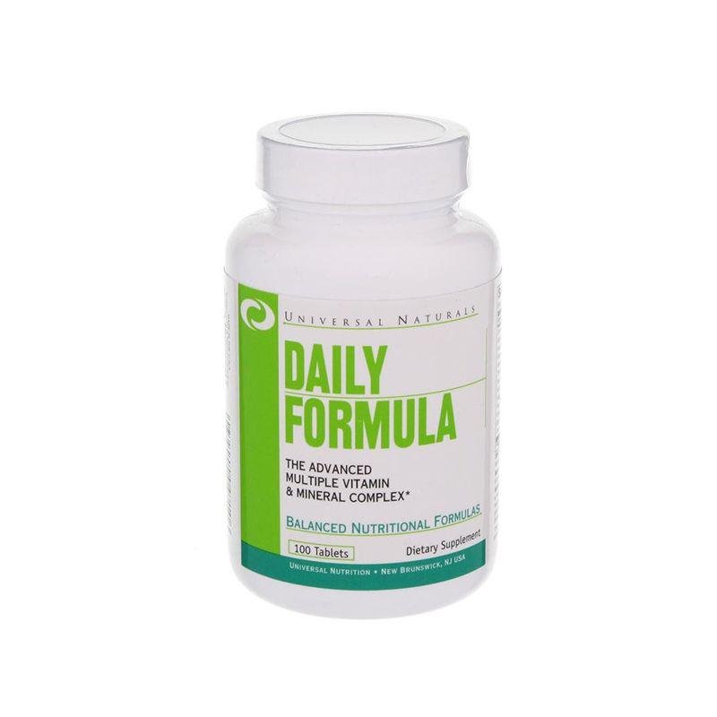 Комплекс витаминов Universal Daily Formula (100 таб) юниверсал дейли формула,  мл, Universal Nutrition. Витаминно-минеральный комплекс. Поддержание здоровья Укрепление иммунитета 