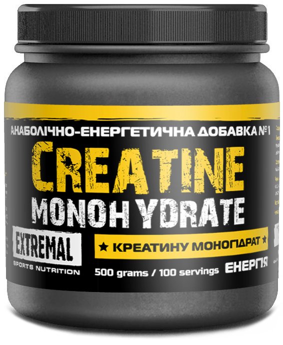 Креатин Extremal Creatine monohydrate 500 г,  ml, Extremal. Сreatina. Mass Gain Energy & Endurance Strength enhancement 