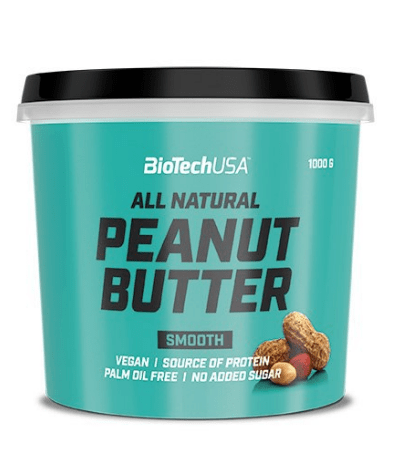 Peanut Butter BioTech 1000 g (Smooth),  ml, BioTech. Sustitución de comidas. 