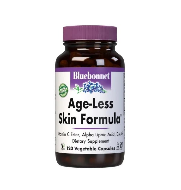 Витамины и минералы Bluebonnet Age-Less Skin Formula, 120 вегакапсул,  ml, Bluebonnet Nutrition. Vitaminas y minerales. General Health Immunity enhancement 