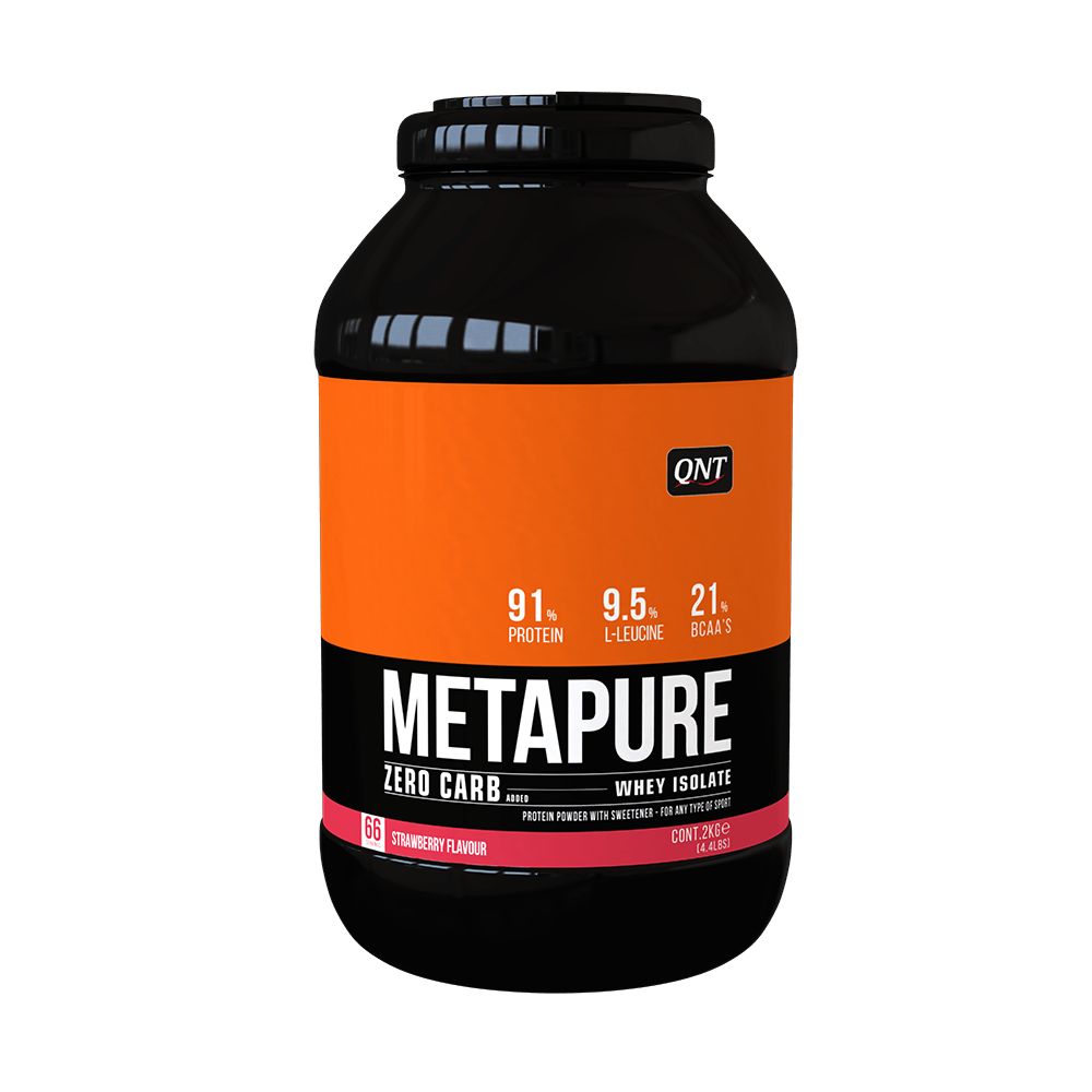 QNT Metapure ZC Isolate 2 кг - Strawberry,  мл, QNT. Протеин. Набор массы Восстановление Антикатаболические свойства 
