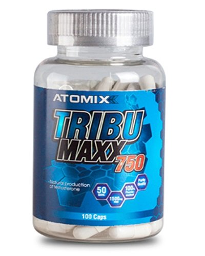 Tribu Maxx 750, 100 шт, Atomixx. Трибулус. Поддержание здоровья Повышение либидо Повышение тестостерона Aнаболические свойства 