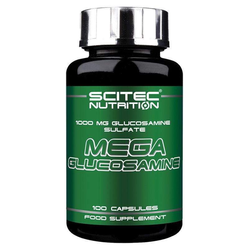 Для суставов и связок Scitec Mega Glucosamine, 100 капсул,  ml, Scitec Nutrition. For joints and ligaments. General Health Ligament and Joint strengthening 
