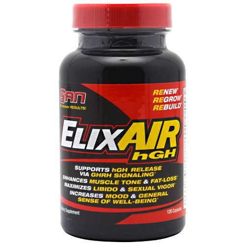 ElixAir, 120 pcs, San. Growth Hormone Booster. Mass Gain 