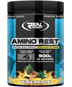 Amino Rest, 500 g, Real Pharm. BCAA. Weight Loss recovery Anti-catabolic properties Lean muscle mass 