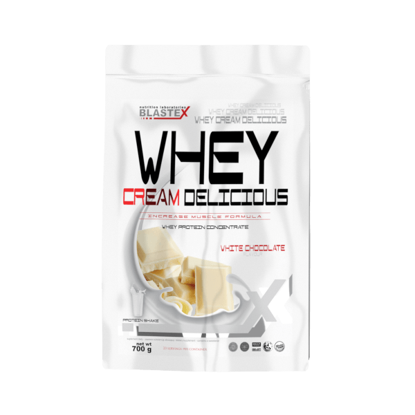 Whey Cream Delicious, 700 g, Blastex. Whey Concentrate. Mass Gain recovery Anti-catabolic properties 