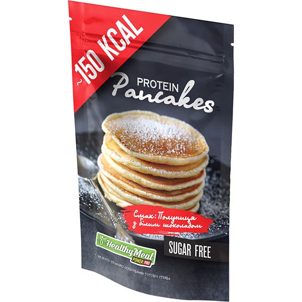 Заменитель питания Power Pro Pancake Protein, 40 грамм - клубника белый шоколад,  ml, Power Pro. Meal replacement. 