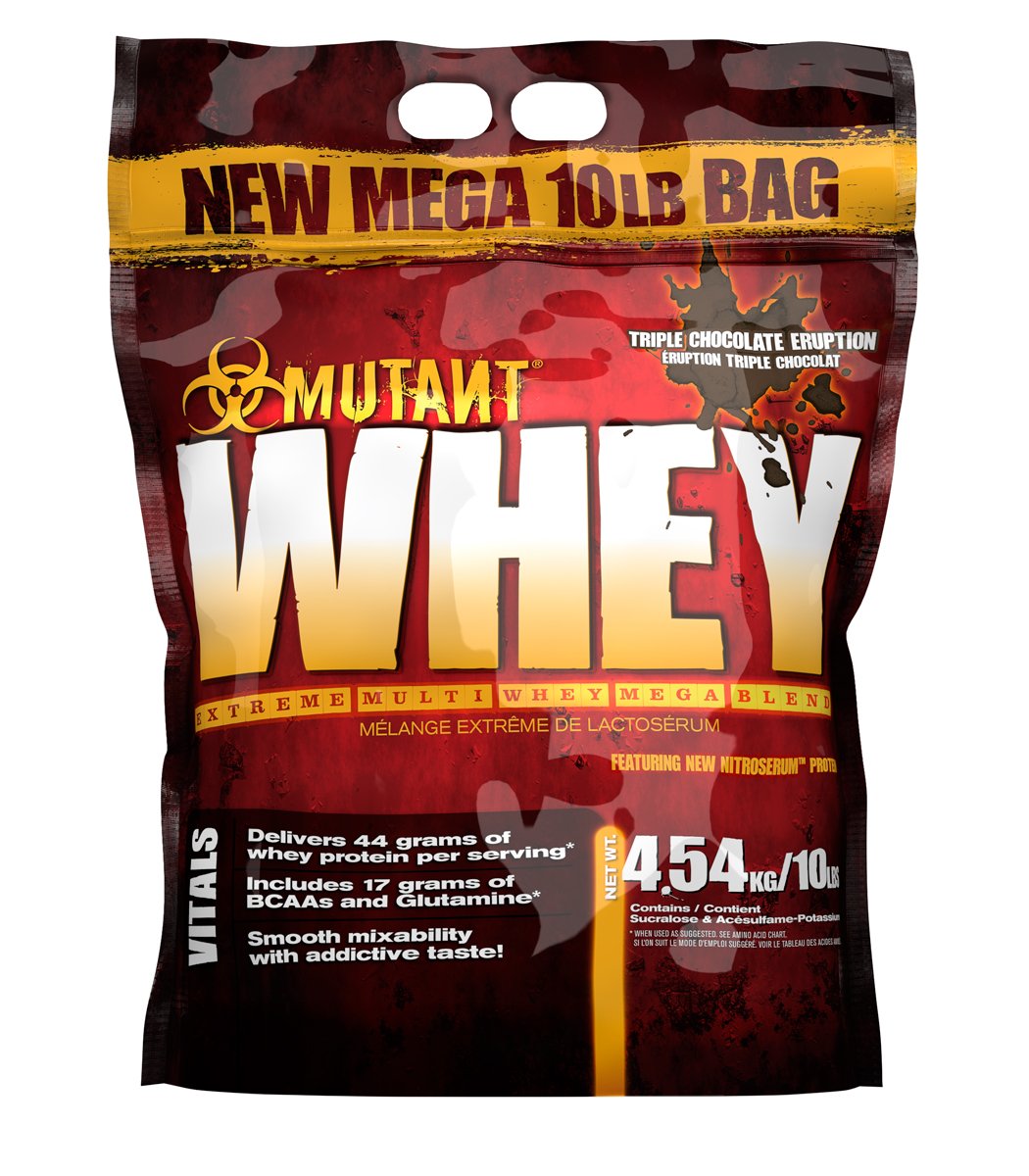 Whey, 4540 gr, Mutant. Whey Protein. recovery Anti-catabolic properties Lean muscle mass 