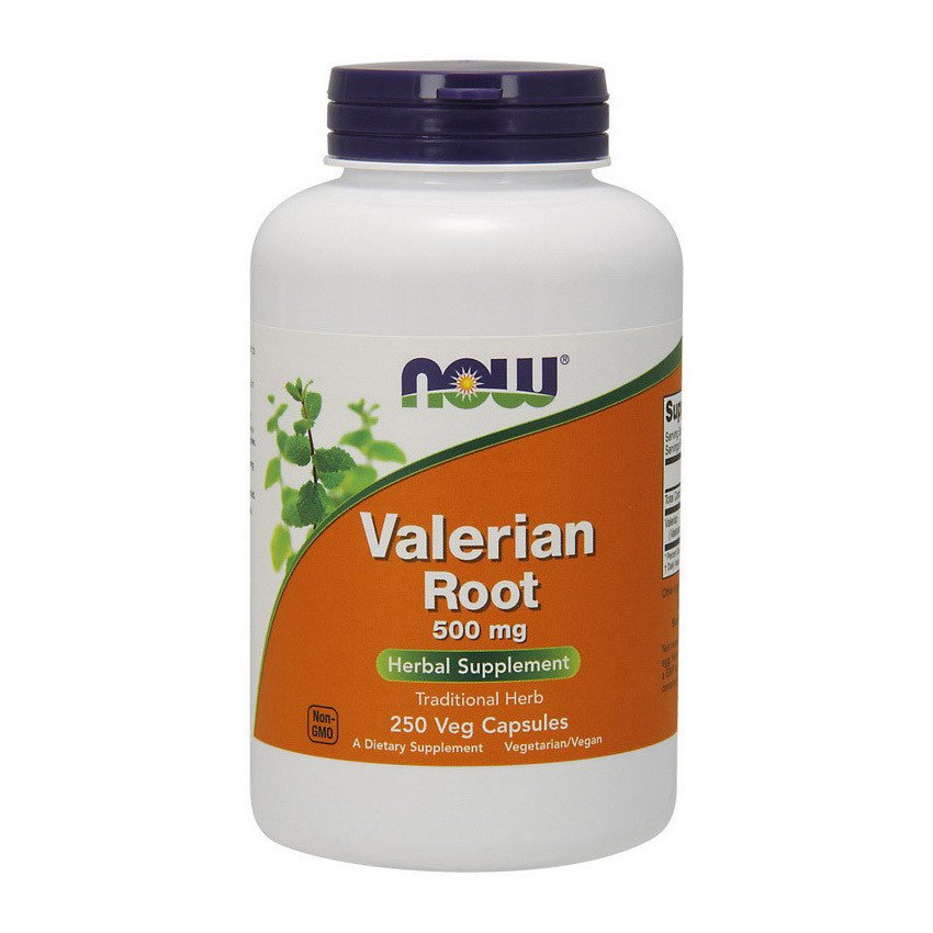 Now Корень валерианы экстракт Now Foods Valerian Root 500 mg (250 капс) нау фудс, , 
