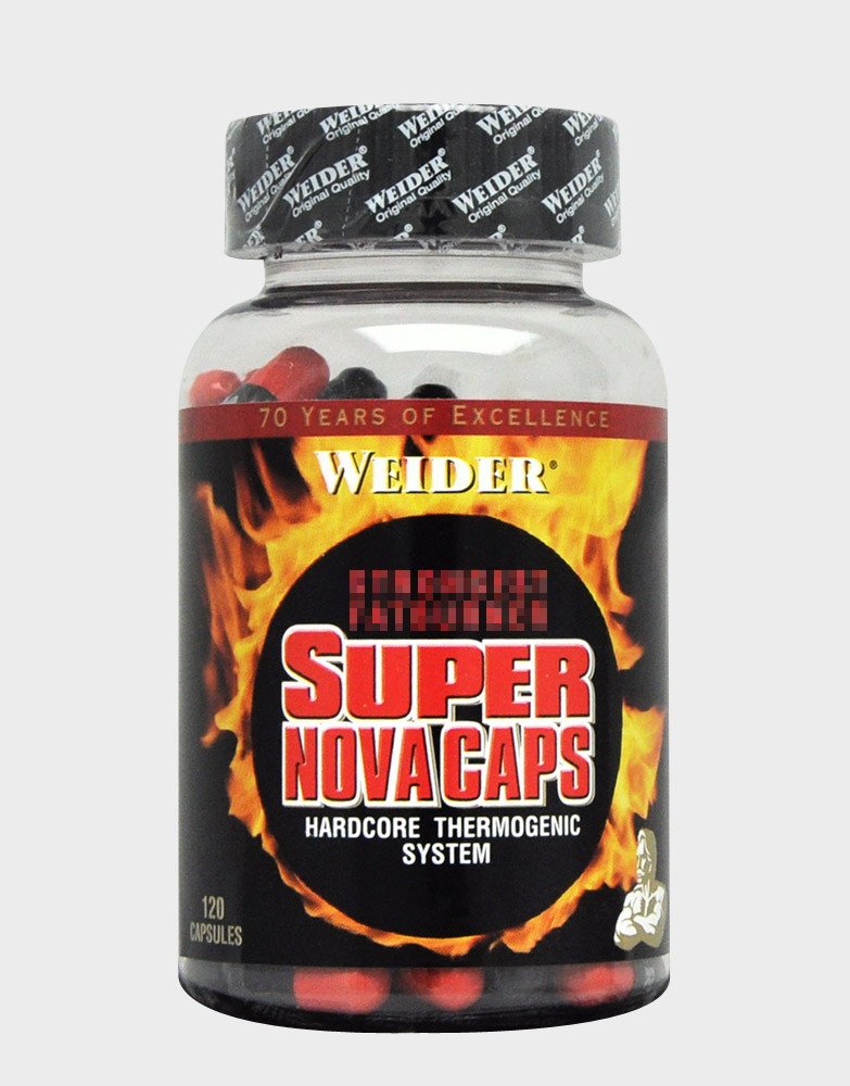 Super Nova Caps, 120 шт, Weider. Термогеники (Термодженики). Снижение веса Сжигание жира 
