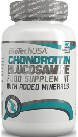 Chondroitin Glucosamine, 60 шт, BioTech. Глюкозамин Хондроитин. Поддержание здоровья Укрепление суставов и связок 
