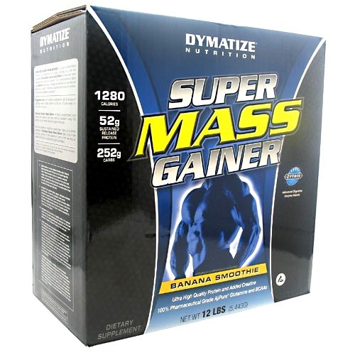 Super Mass Gainer, 5433 г, Dymatize Nutrition. Гейнер. Набор массы Энергия и выносливость Восстановление 