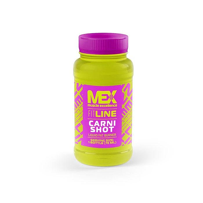 MEX Nutrition Л-карнитин MEX Nutrition Carni Shot (70 мл) lime мекс, , 70 