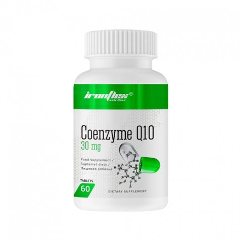 IronFlex Витамины и минералы IronFlex Coenzyme Q10 30 mg, 60 таблеток, , 