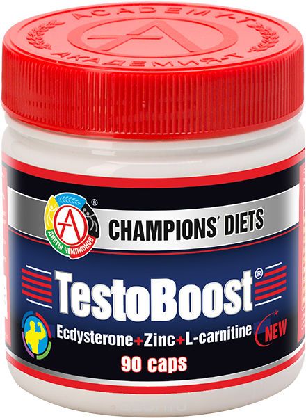 TestoBoost, 90 шт, Academy-T. ZMA (Цинк, Магний и B6),ZMA. Поддержание здоровья Повышение тестостерона 