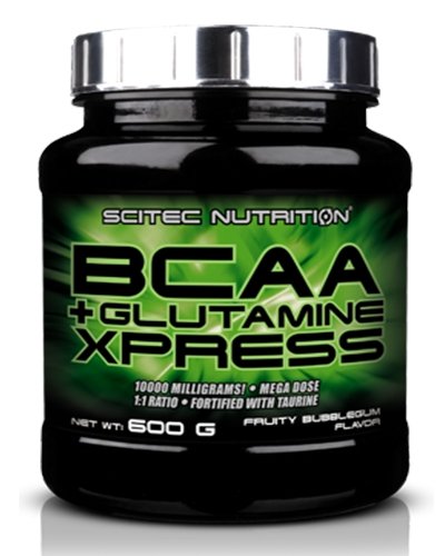 BCAA + Glutamine Xpress, 600 g, Scitec Nutrition. BCAA. Weight Loss स्वास्थ्य लाभ Anti-catabolic properties Lean muscle mass 