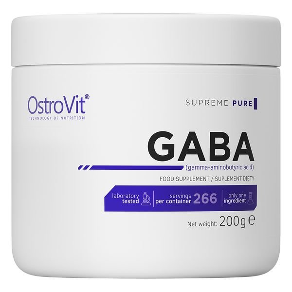Аминокислота OstroVit GABA, 200 грамм СРОК 10.21,  ml, OstroVit. Amino Acids. 