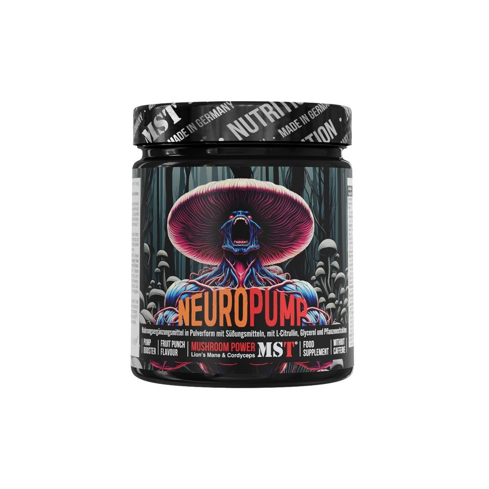 MST Nutrition Предтренировочный комплекс MST Neuro Pump, 300 грамм Фруктовый пунш, , 300 г