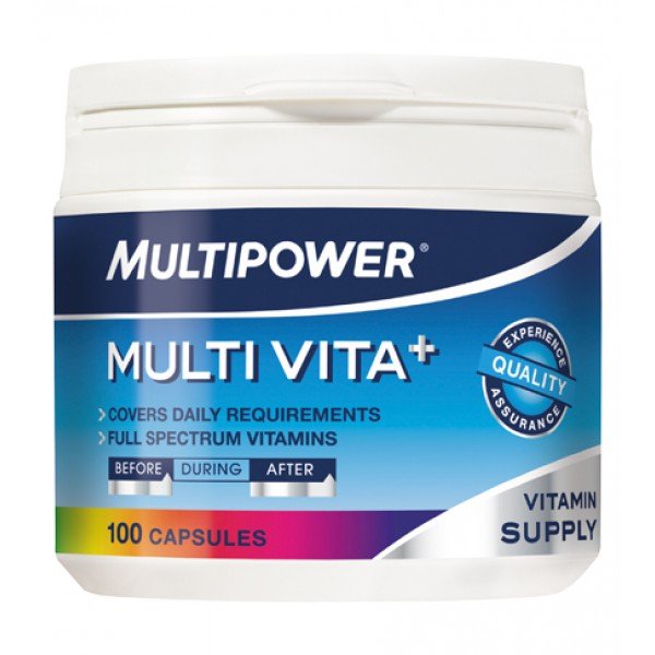 Multi Vita+, 100 pcs, Multipower. Vitamin Mineral Complex. General Health Immunity enhancement 