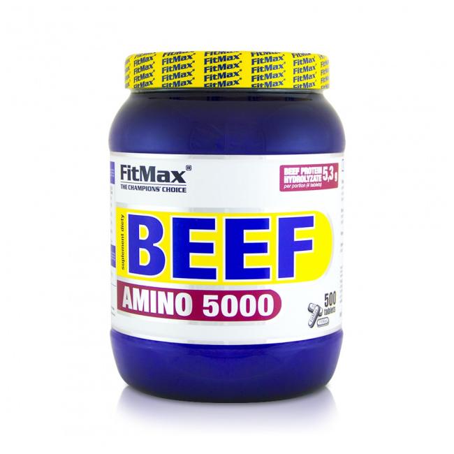Аминокислота FitMax Beef Amino 5000, 500 таблеток,  ml, Fit Best Line. Amino Acids. 