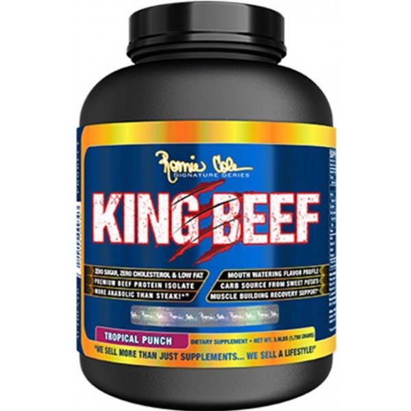 King Beef, 1750 g, Ronnie Coleman. Proteinas de carne de vaca. 