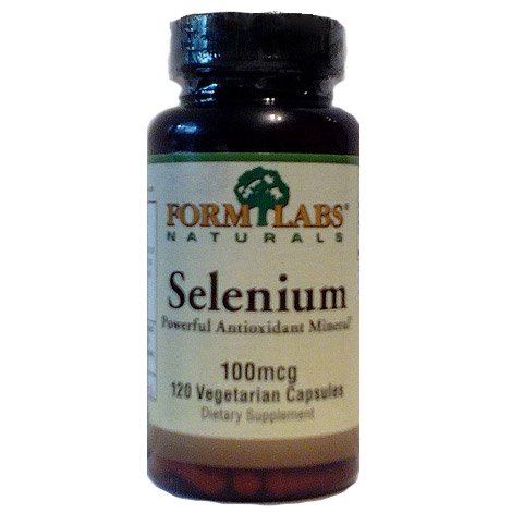Витамины и минералы Form Labs Selenium 100 mcg, 120 таблеток,  ml, Form Labs. Selenio. General Health Immunity enhancement Skin health Strengthening hair and nails 
