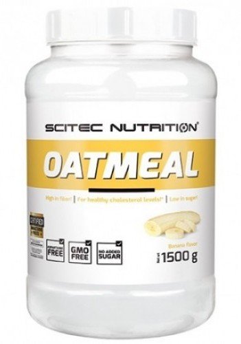 Oatmeal, 1500 g, Scitec Nutrition. Sustitución de comidas. 