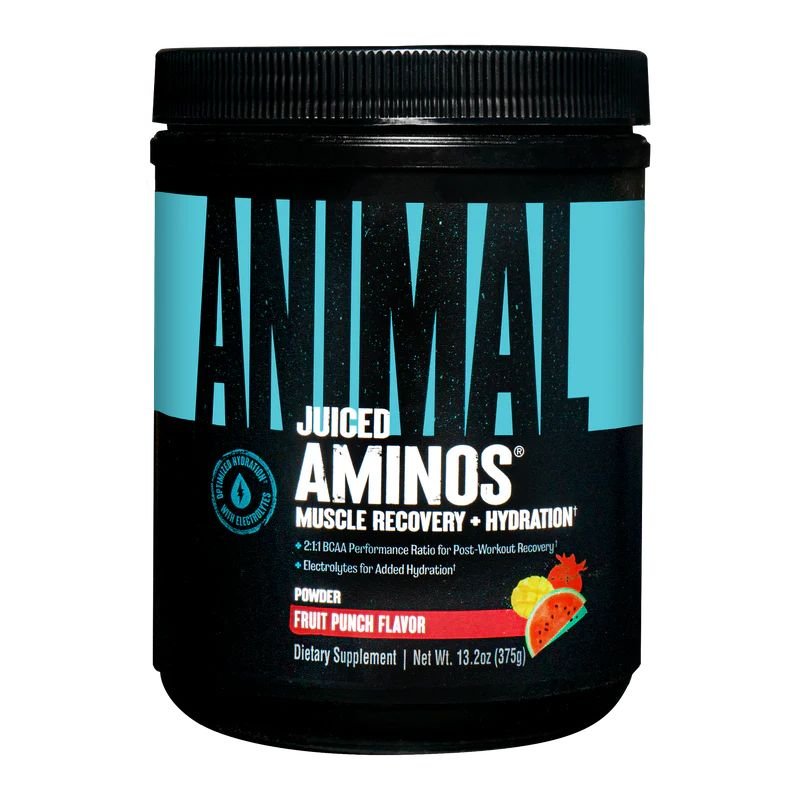 Аминокислота Universal Nutrition Animal Juiced Aminos, 30 порций Фруктовый пунш (375 грамм),  ml, Universal Nutrition. Amino Acids. 