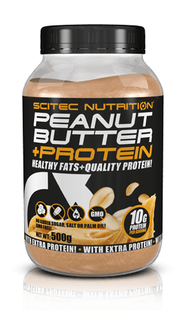 Peanut Butter+Protein, 500 g, Scitec Nutrition. Peanut Butter. 