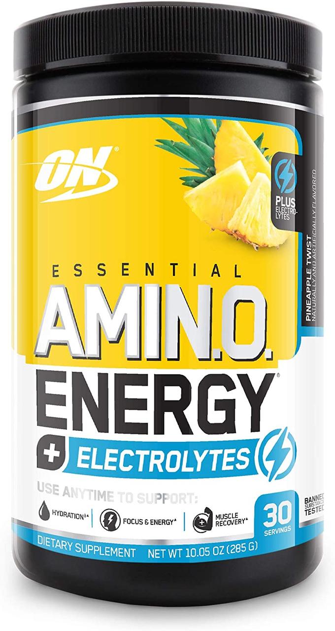 Комплекс аминокислот Optimum Nutrition Amino Energy + Electrolytes (285 г) оптимум амино энерджи pineapple twist,  ml, Optimum Nutrition. Complejo de aminoácidos. 