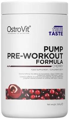 Передтренувальний комплекс Pump Pre-Workout Formula OstroVit 500 g Cherry термін 07/2022р,  ml, OstroVit. Post Workout. recovery 