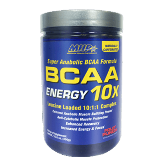 BCAA 10x Energy, 300 г, MHP. BCAA. Снижение веса Восстановление Антикатаболические свойства Сухая мышечная масса 
