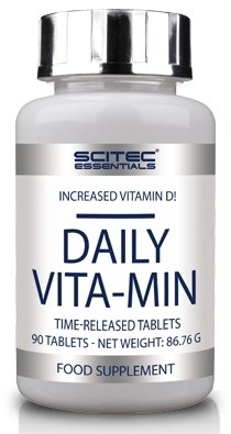 Scitec Essentials Daily Vita-min, 90 шт, Scitec Nutrition. Витаминно-минеральный комплекс. Поддержание здоровья Укрепление иммунитета 