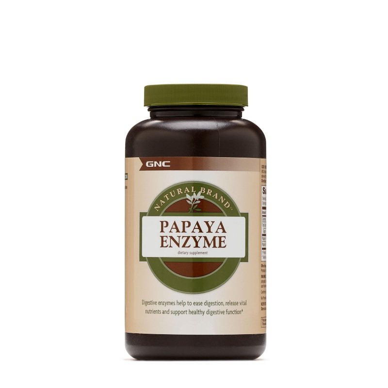 Натуральная добавка GNC Papaya Enzyme, 600 таблеток,  мл, GNC. Hатуральные продукты. Поддержание здоровья 