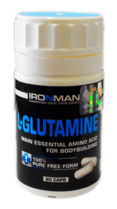 L-глютамин, 60 шт, Ironman. Глютамин. Набор массы Восстановление Антикатаболические свойства 