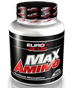 Max Amino, 160 шт, Euro Plus. Аминокислотные комплексы. 