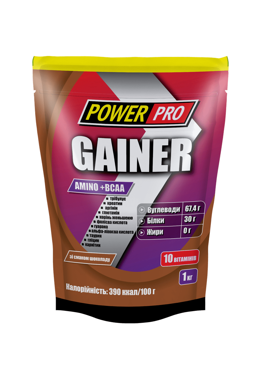 Гейнер Power Pro Gainer Amino+BCAA,  мл, Power Pro. Гейнер. Набор массы Энергия и выносливость Восстановление 