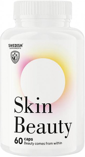 Skin Beauty, 60 piezas, Swedish Supplements. Complejos vitaminas y minerales. General Health Immunity enhancement 