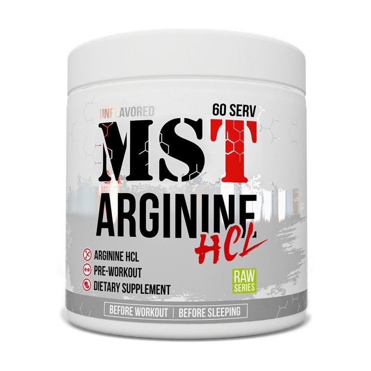 MST Nutrition Л-Аргинин МСТ MST Arginine HCL (300 г) мст без добавок, , 