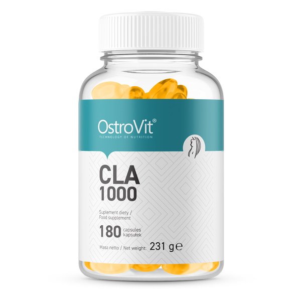 Жиросжигатель OstroVit CLA 1000, 180 капсул,  ml, OstroVit. Fat Burner. Weight Loss Fat burning 