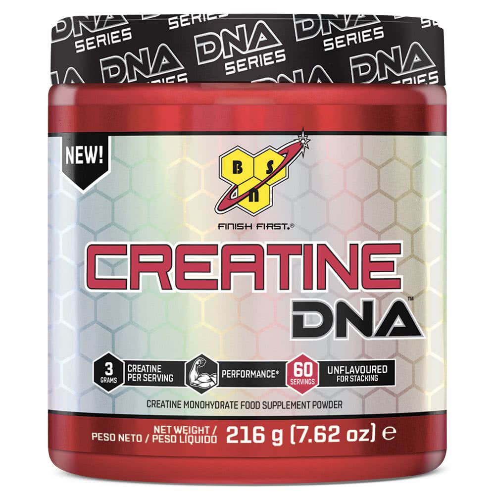 Creatine DNA, 216 г, BSN. Креатин моногидрат. Набор массы Энергия и выносливость Увеличение силы 