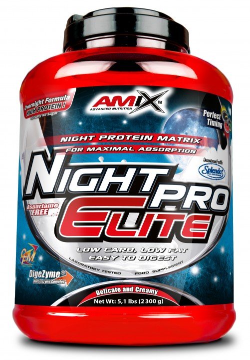 Night Pro Elite, 2300 г, AMIX. Комплексный протеин. 