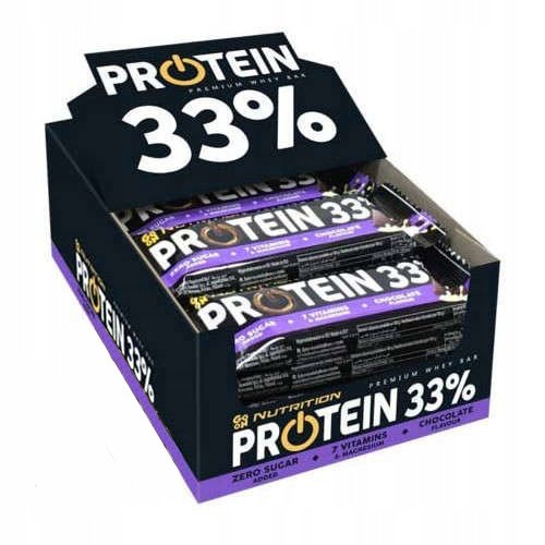 Батончик GoOn Protein 33% БЛОК, 25*50 грамм Шоколад,  ml, Go On Nutrition. Bar. 
