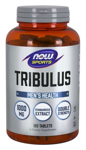 NOW Tribulus 1000 mg Tablets 180 таб Без вкуса,  мл, Now. Бустер тестостерона. Поддержание здоровья Повышение либидо Aнаболические свойства Повышение тестостерона 